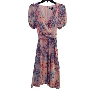 DKNY Women's Floral Knee Length Dress  Size 4